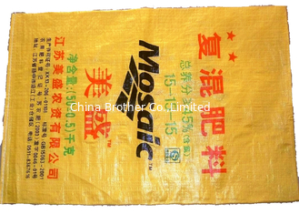 China Durable PP Woven Packaging Bags , Chemicals / Industrial Polypropylene Sacks supplier