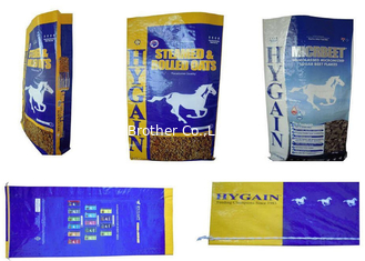China Multi Colored BOPP Laminated Woven Sacks / Waterproof Polypropylene Rice Bags supplier