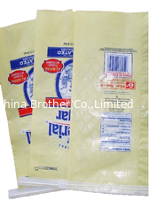 China Moisture Proof 25 Kg Seed Packaging Bags Polyethylene Sacks Single / Double Folded supplier