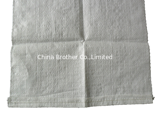 China Custom PP Woven Sand Bag Sacks / Beige Woven Polypropylene Bags 25kg supplier