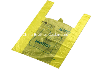 China LDPE / HDPE Plastic Shopping Bags , Die Cut Plastic Bags With Custom Printing supplier