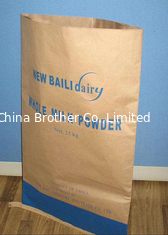 China Moisture Proof Multiwall Paper Bags with Offset Printing / Heat Cut supplier