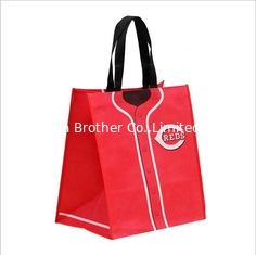 China Wholesale Cheap Eco Reusable Laminated Folding Foldable Promotional Woven Shopping supplier