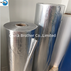 China SGS Heat Resistant Membrane Ducting Aluminum Pet Film VMPET Laminate PE Aluminum Foil for Ventilation Flexible Exhaust supplier