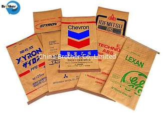 China Custom Printing Kraft Paper Laminated PP Woven Flour Bag 10kg 15kg 20kg supplier