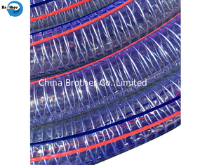China Industrial PVC Spiral Steel Wire Reinforced Water/Air/Rubber/Suction/Garden Hoses supplier