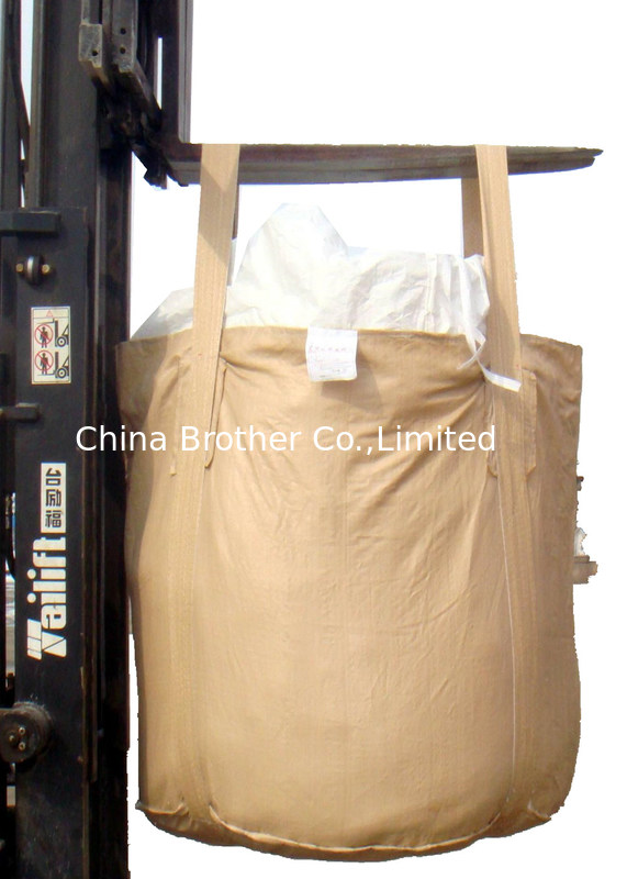 BOPP Film Laminated PP Woven Ton Bags / Multicolor Printed Woven