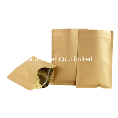 China Custom Printed Aluminum Foil Lined Food Packaging Paper Bags with Your Own Logo supplier