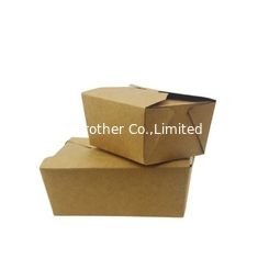 China Factory Takeaway Fast Food Boxes Container Cardboard Eco Friendly Paper Containers Kraft Paper Box Food supplier