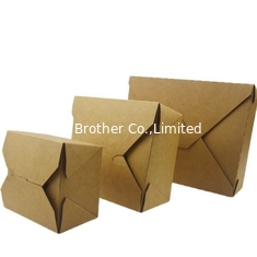 China #5 Factory Wholesale Kraft Paper Takeout Box Food Container Custom Take Away Container Paper Food Box supplier