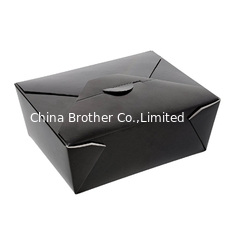 China #2 Custom Printing Kraft Folded Takeout box Fast Food Packaging Paper Box Takeway Food Box supplier
