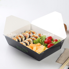 China Wholesale stacking 400g craft paper boxes take away food container with window supplier