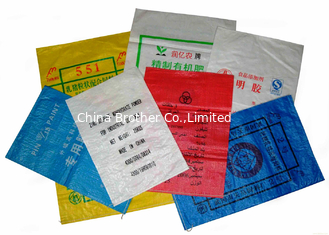 China Anti Slip Light Weight PP Woven Sack Bags For Packing Cement , Coal , Salt supplier