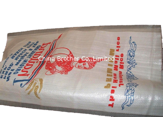 China 25 Kg Laminated PP Woven Sack Bags For Rice / Sugar / Salt / Potato Packaging supplier