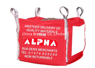 China PP Woven Food Grade Bulk Bags With Zipper Closure supplier