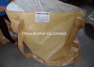 China Industrial Flexible Intermediate Bulk Container Bags With Cross Corner Loops supplier