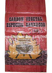 China 25Kg / 50Kg Double Stitched PP Woven Rice Bag , Bopp Rice Packaging Bags supplier