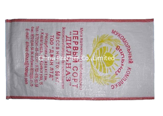 China Industrial Biodegradable PE Woven Packaging Bags For Limestone 25KG / 50KG supplier