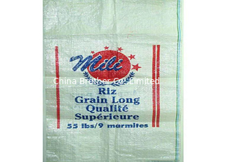 China Biodegradable PE Woven Bag For Packaging Flour / Fertilizer 10 Kg 25 Kg 50 Kg supplier