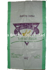 China Multi Color Printed Flour Packaging Bags , Woven Polypropylene Flour Packing Bags supplier