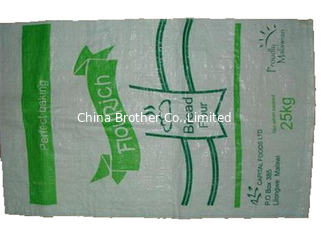 China 25KG / 50KG PP Woven Sack Bags For Flour Packaging With LOGO printing supplier