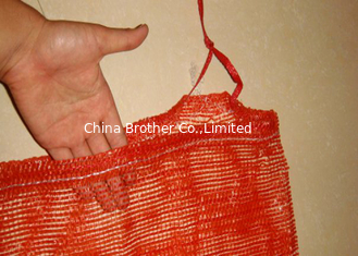 China PE Polyethylene Plastic Woven Industrial Mesh Bags , Firewood Sacks Large Capacity supplier