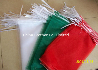 China Agriculture Drawstring Poly Mesh Bags For Produce , Polypropylene Mesh Packing Bags supplier