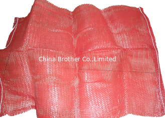 China Custom Plastic PP Woven Mesh Fruit And Vegetable Bags , Reusable Mesh Produce Bags supplier