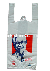 China Custom Printed Plastic Merchandise Bags Eco Friendly supplier