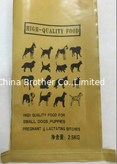 China 50kg Kraft Paper & Plastic Compound Sacks / Raphe Multiwall Paper Bags for Packing Chemicals supplier