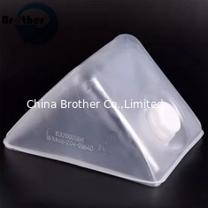 China Storage Container Water Bag Transparent LDPE Plastic 3L~20L Square Bottom Bag Chemical Recycled Materials supplier