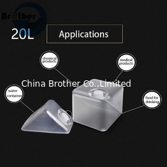 China New Design 5L 20L Ultrasound Adblue Packaging Liquid Carrier, Plastic Foldable Medical Gel Cubitainer supplier