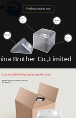 China Portable LDPE Soft Plastic Foldable Cubitainers 20L, Liquid Storage Plastic Bag supplier