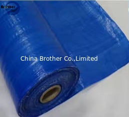 China 2M X 100M Pe Tarpaulin Roll Logo Print Waterproof Pe Tarp Ready Made Pe Tarpaulin supplier