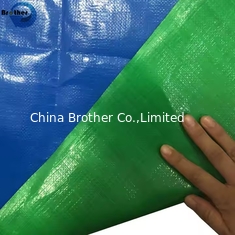 China 100% Waterproof High Density Virgin Polyethylene Fabric Polyethylene Material Plastic Tarpaulin Tarps Roll supplier