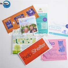 China Hot Sale Custom Printed Clear Fold LDPE Supermarket Plastic T Shirt Bags for Shopping Packaging supplier