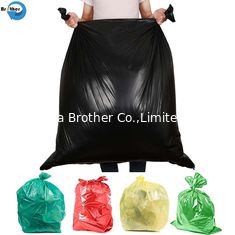 Large Eco Friendly Custom Logo Waterproof Drawstring Outdoor Plastic Garbage Bag
