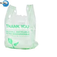 Charity Bags Durable Large Size Plastic T-Shirt Lightweight Strong Outer Pocket for Charity Donation Packaging