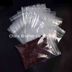 Customizable Clear Reclosable Zip Lock Storage Bag Heat-Sealed Plastic Bag for Packaging for Food Storage Available in Big Size