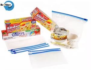 Clear Poly Ziplock Baggies for Freshness - Resealable Custom Zipper Bags for Food Storage Sandwich Bag with Zipper