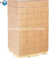 Custom Color Pallet Covers with Square Bottom 2 Mil Perforated Roll Ideal for Protecting Pallets and Equipment