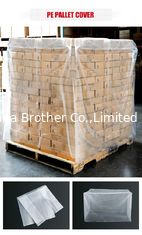 Durable Pre-Cut Large 3 Mil Clear and Black Gusseted Pallet Cover Bags