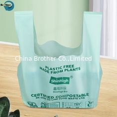 Biodegradable/Compostabe Vest Shopping Bag/Trush Bags/Mailing Bags/Flat Bags/Zip-Lock Bags/Clothes Bags/Garbage Bags En 13432 Standard with TUV