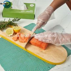 Disposable Biodegradable Compostable Plastic Gloves Customized Color for Kitchen
