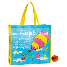 China TUV qualified factory supply packaging tote glossy bopp laminated pp woven bag supplier