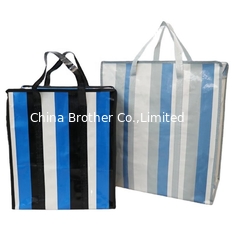 China Reusable PP Woven Tote Shopping Bags for Promotion supplier