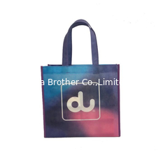 China Recycled PP Woven Laminated Shopping Bags for Christmas Advertising supplier