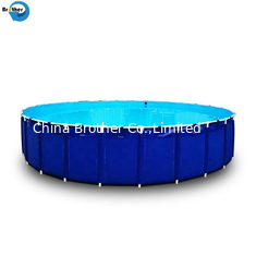 China Low Price PVC Fish Tank 3000L/5000L/10000L Foldable PVC Fish Farming Pond Fish Tank supplier