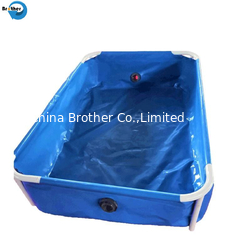 China Steel Pipe frame Durable Farming Tank for Aquaculture Fish Lobster supplier