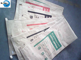 China 100% Wood Pulp Kraft Paper Laminated PP Woven Bag Paper Plastic Bag Charcoal Packaging Bag supplier